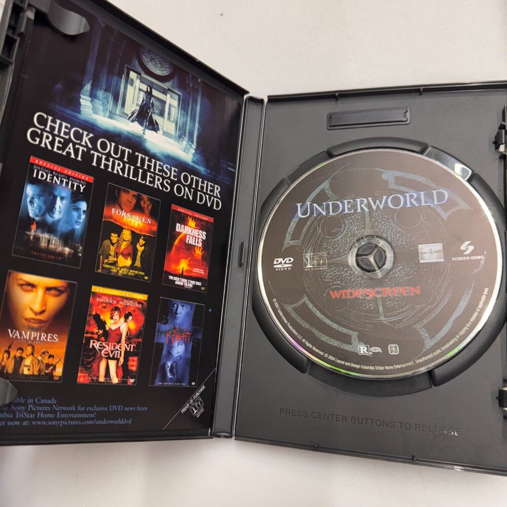 Underworld [DVD] Disc Tested, Working - Picture 3 of 3